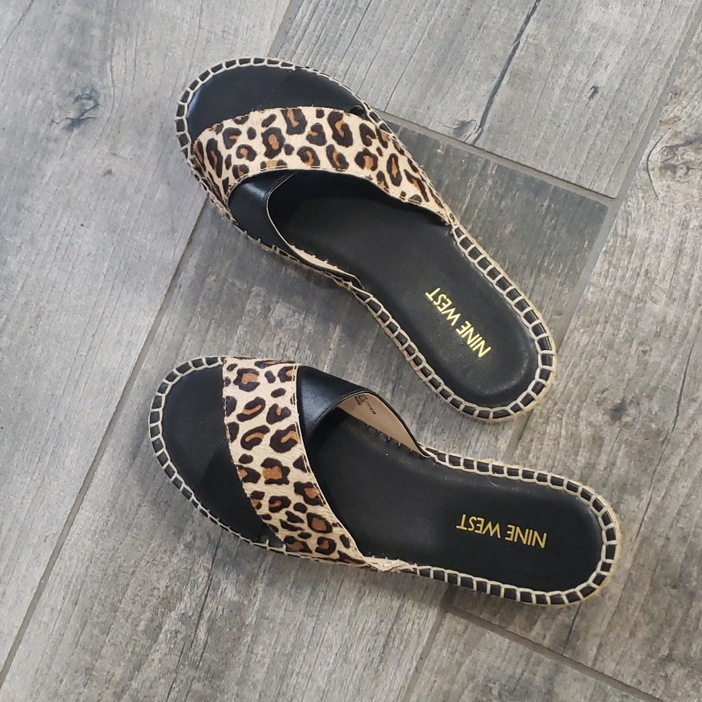EUC Nine West Slides